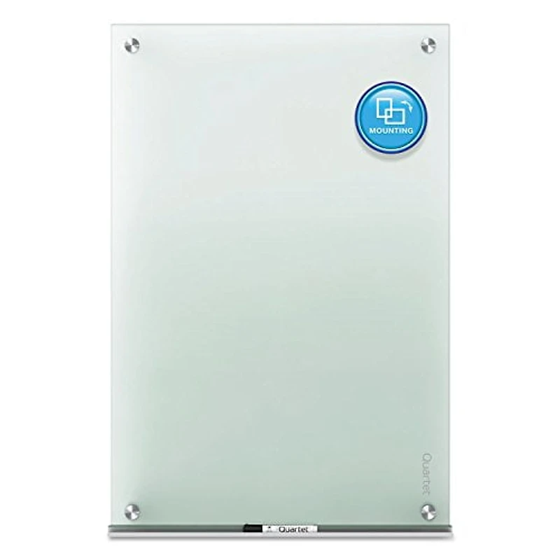 Quartet® Infinity™ Tableau en verre effaçable à sec, givré (non magnétique), 3 pi x 2 pi