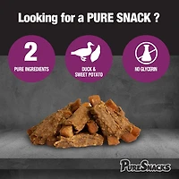 PureSnacks jerky de canard et patate douce pour chien 601g