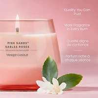 Yankee Candle Scented Candle, Pink Sands, Studio Collection, Up to 50 Hours of Burn Time, 1 Wick