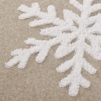 Bouclair coussin décoratif Leanie flocon de neige