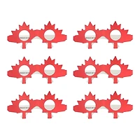 Verres en papier feuille d'érable du Canada 6 CT, articles de fête