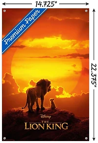 Disney The Lion King - Mufasa And Simba Wall Poster, 22.375" x 34"