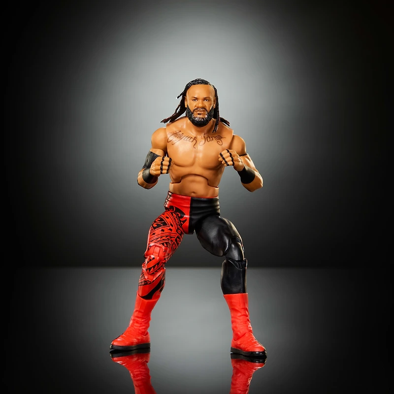 WWE Elite Jacob Fatu Action Figure, Series #125, 6-inch Collectible with Articulation & Accessories