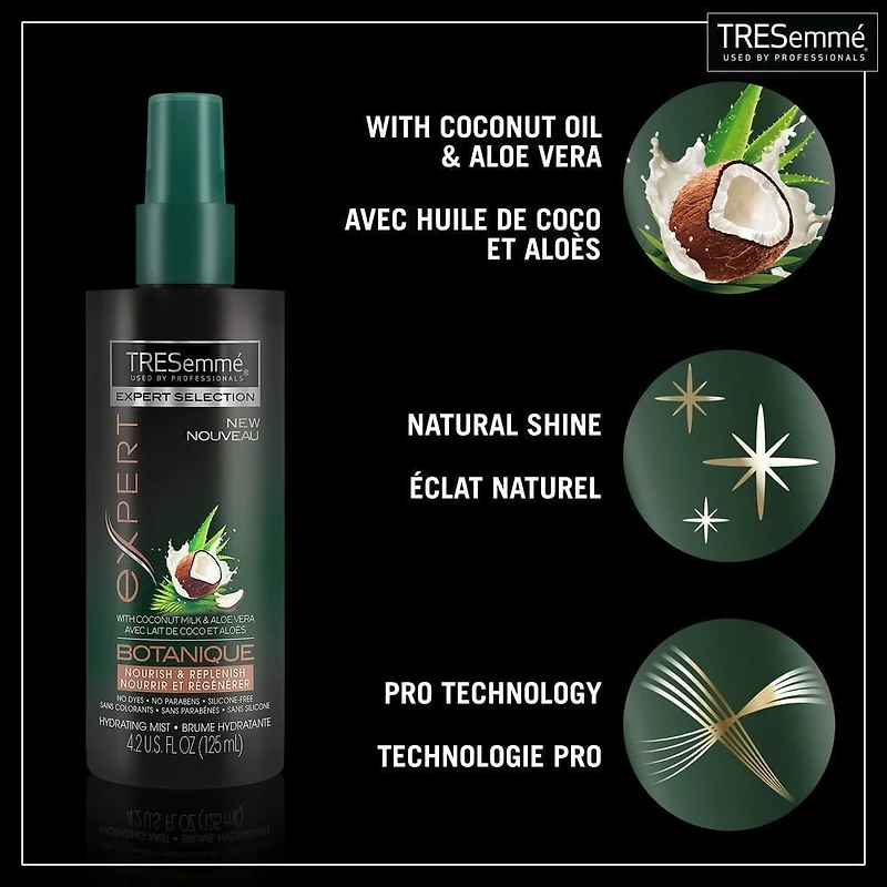 Brume hydratante Nourrir et regénérer Botanique de TRESemméMD