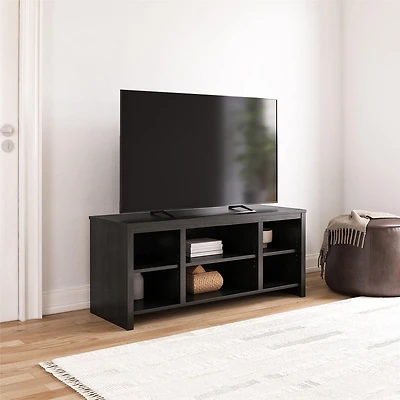 Meuble TV Parsons de Mainstays pour téléviseurs jusqu'à 50 po, bois noir