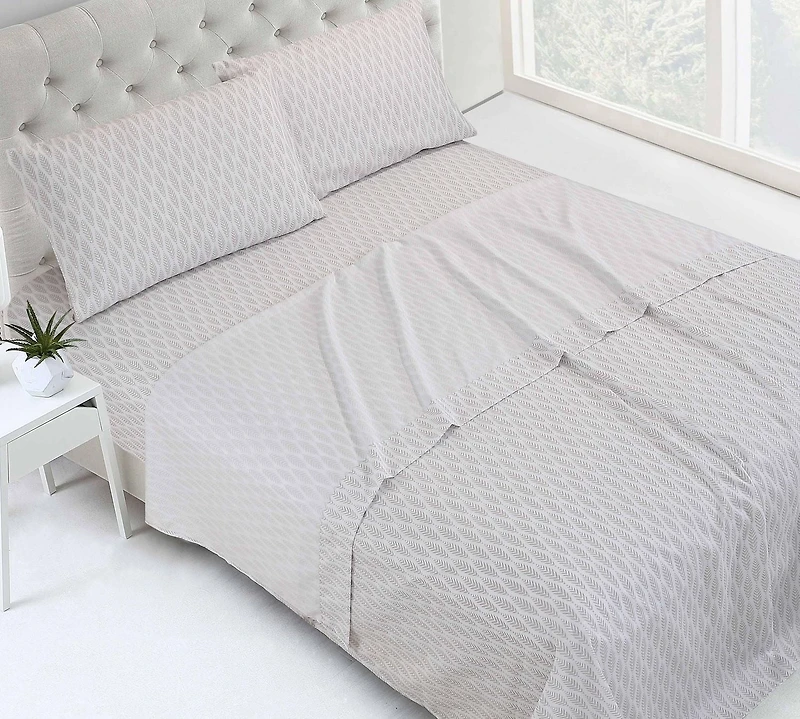 4 Piece High Quality Printed Microfibre Sheet Set
