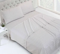 4 Piece High Quality Printed Microfibre Sheet Set