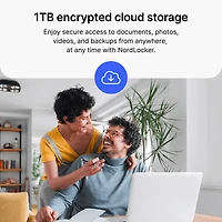 NordVPN Complet - Forfait Cybersécurité 1 An (VPN, Gestionnaire de Mots de Passe et Cloud Crypté) [Code Numérique]