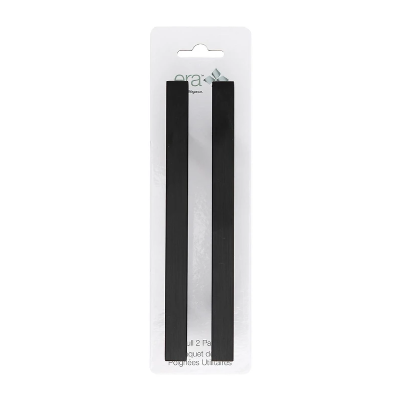 Era Square Pull 2-Pack Brushed Black