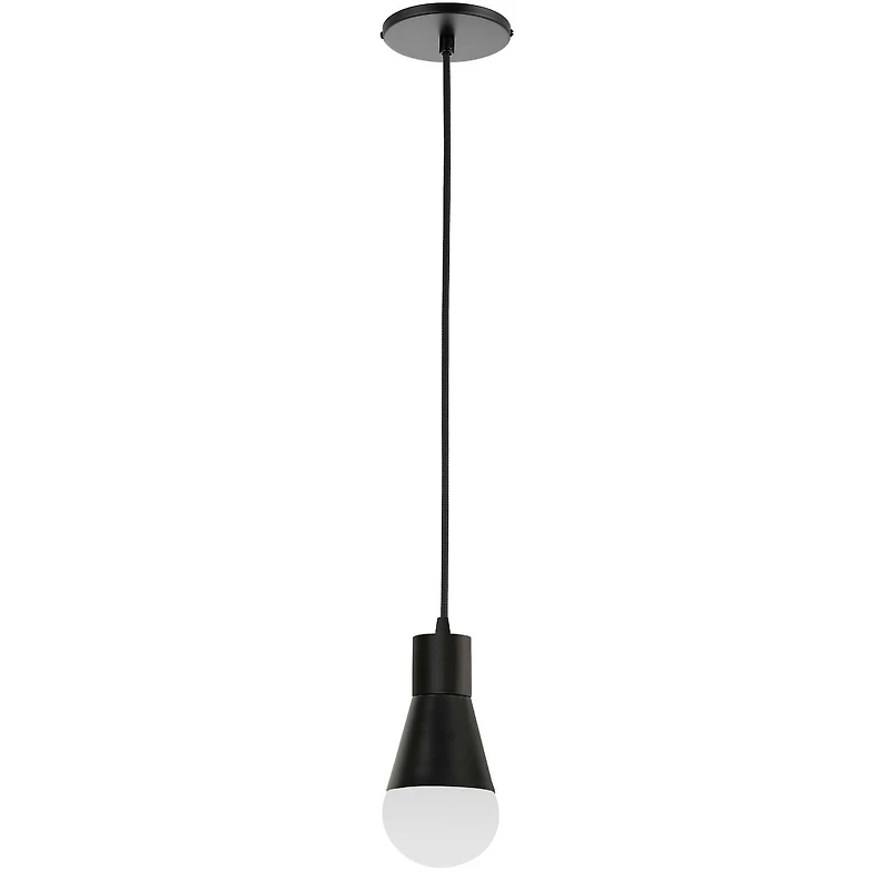 Fortuna 1 Light Pendant - Matte Black