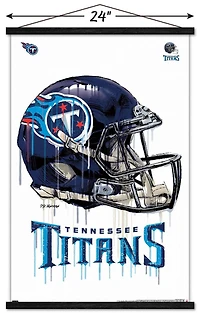 NFL Tennessee Titans - Drip Helmet 20 Wall Poster, 22.375" x 34"