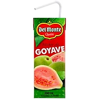 Del Monte Guava Nectar Juice Boxes, DEL MONTE GUAVA NECTAR 8X200ML