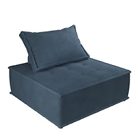 DHP Paloma Upholstered Single Sofa Chair, Textured Taupe Fabric