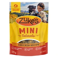 Zuke’s Mini Naturals Recette au Poulet, Gâteries pour Chiens 170-454 g