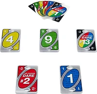 Jeu de cartes ​UNO® Dare Adults Only pour soirées de jeux, déplacements, camping et fêtes Âges 18+