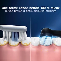 Oral-B iO Gentle Care Replacement Heads, Electric Toothbrush Brush Heads, Black, 2 Count