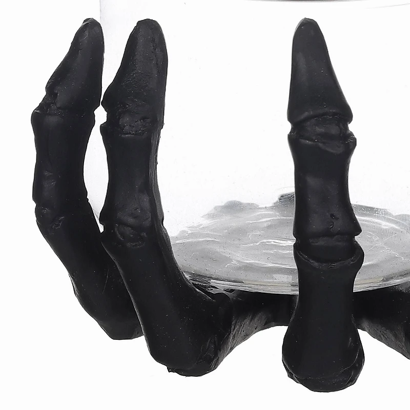 Porte-bougies en os sur le thème d’Halloween pour les décorations d’intérieur d’Halloween 10.1cm