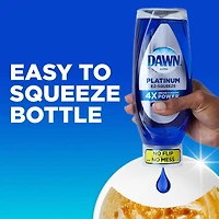 Dawn EZ-Squeeze Platinum Détergent à Vaisselle Liquide Savon à Vaisselle, Parfum Pluie Rafraîchissante 366ML