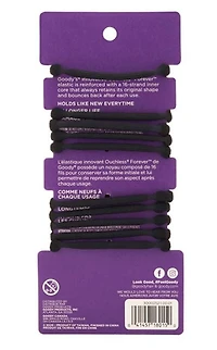 Goody Ouchless Damage-Free Forever - Elastiques noirs - 10Ct Goody Élastiques