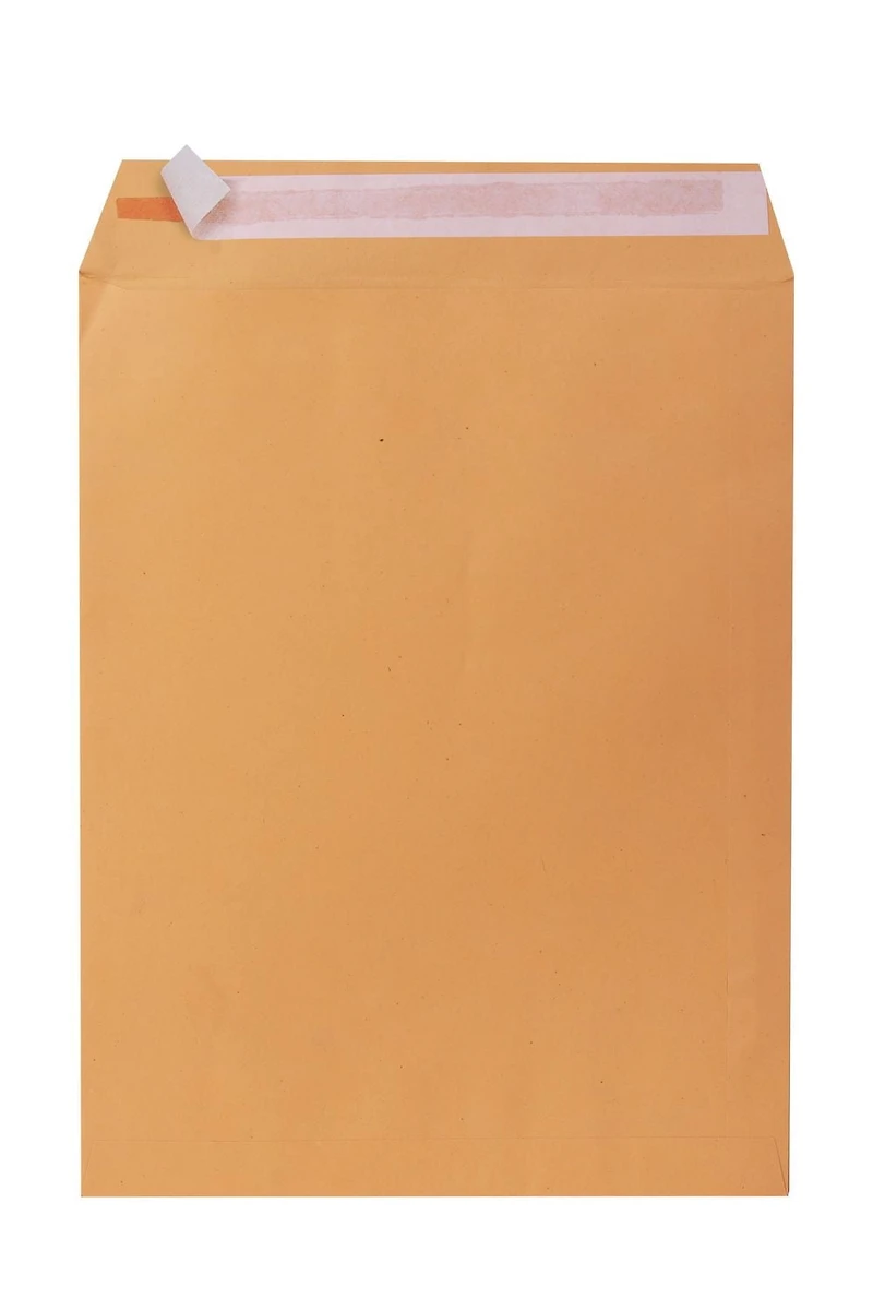 Pen + Gear 10"x13" Enveloppes à peler et coller marron