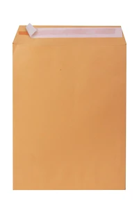 Pen + Gear 10"x13" Enveloppes à peler et coller marron