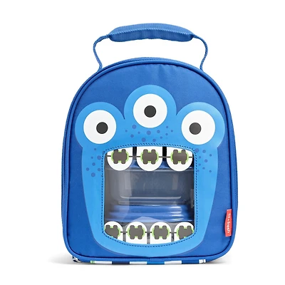 Fit + Fresh Novelty Kids Lunch Tote, Snack Monster