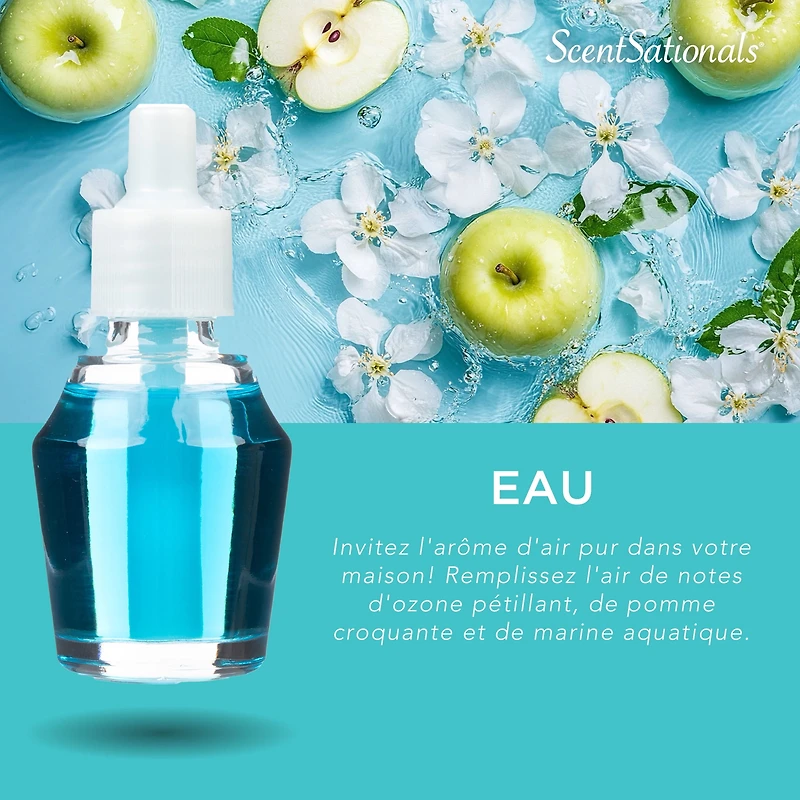 Huile Scent Charm ScentSationals - Aqua 0.8 Fl oz, 24 mL Recharge