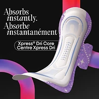 Serviettes maxi de nuit Kotex, 39 unités