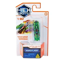 HEX BOTS Flash Nano Single, Sensory Toys for Kids & Cats with Vibration Technology, Insect Toys & Mini Robot Toy for Kids Ages 3 & Up
