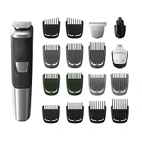 Philips Multigroomer Series 5000 Cordless with 17 Trimming Accessories and Storage Bag, MG5750/18, All-in-One Trimmer