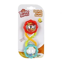 Bright Starts Rattle & Shake Barbell Toy, 0 to 12 months