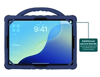 Onn. 9 in. to 10.9 in. Tablet Universal Case, Blue, Rugged Bumper