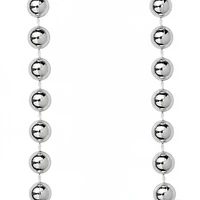 Perles métalliques argentées du Nouvel An avec corne, 1 pièce, décorations festives, une façon originale de célébrer avec style, adulte