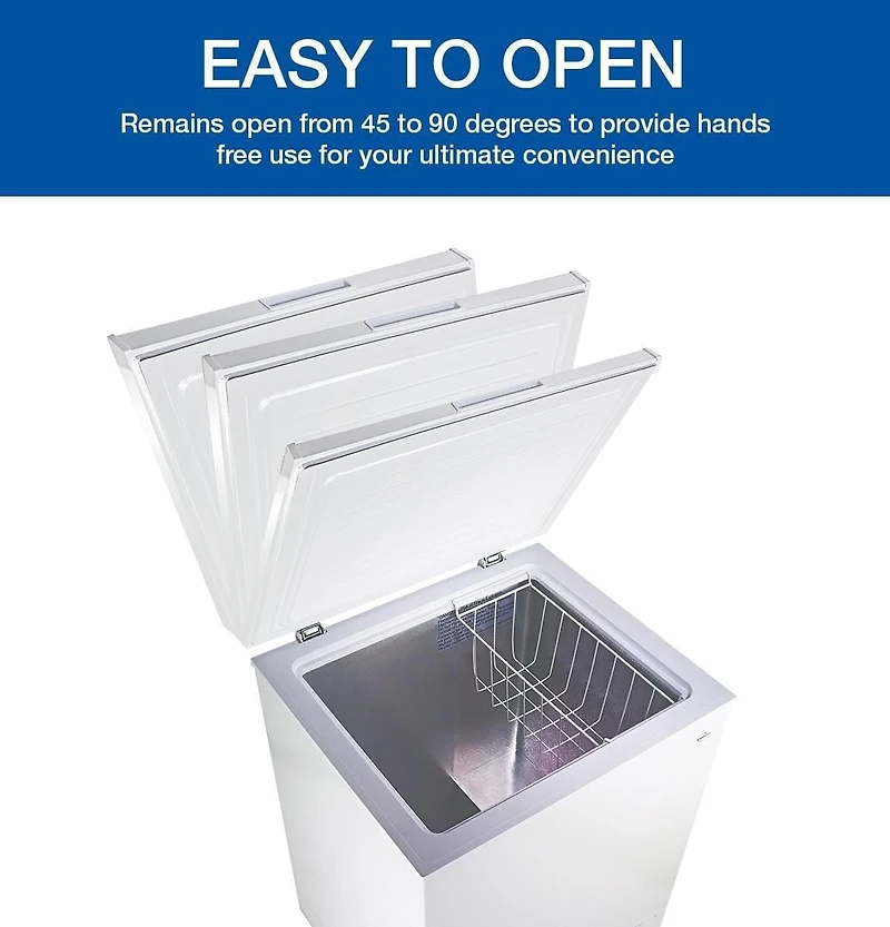 Koolatron - Congélateur coffre compact, blanc, 3,5 pieds cubes