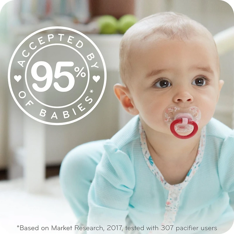 NUK Orthodontic Pacifiers, 18-36 Months, 2-Pack