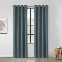 Paisley rideau d'intérieur à oeillets filtrant la lumière