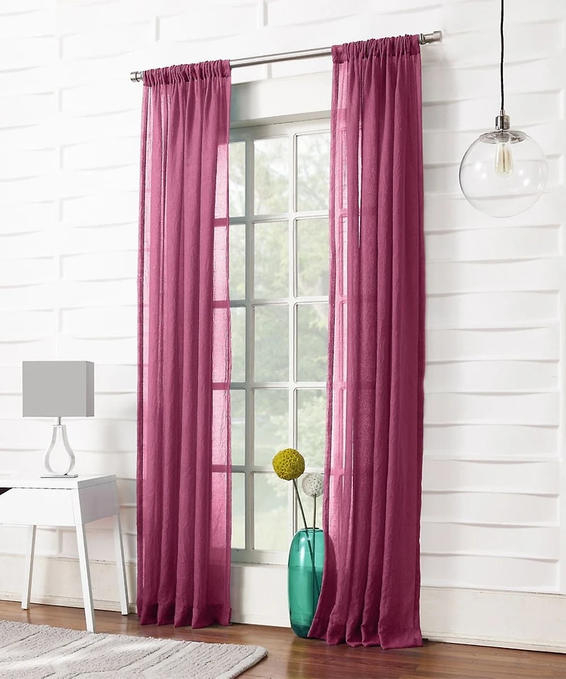 918 Lourdes Crushed Rod Pocket Voile