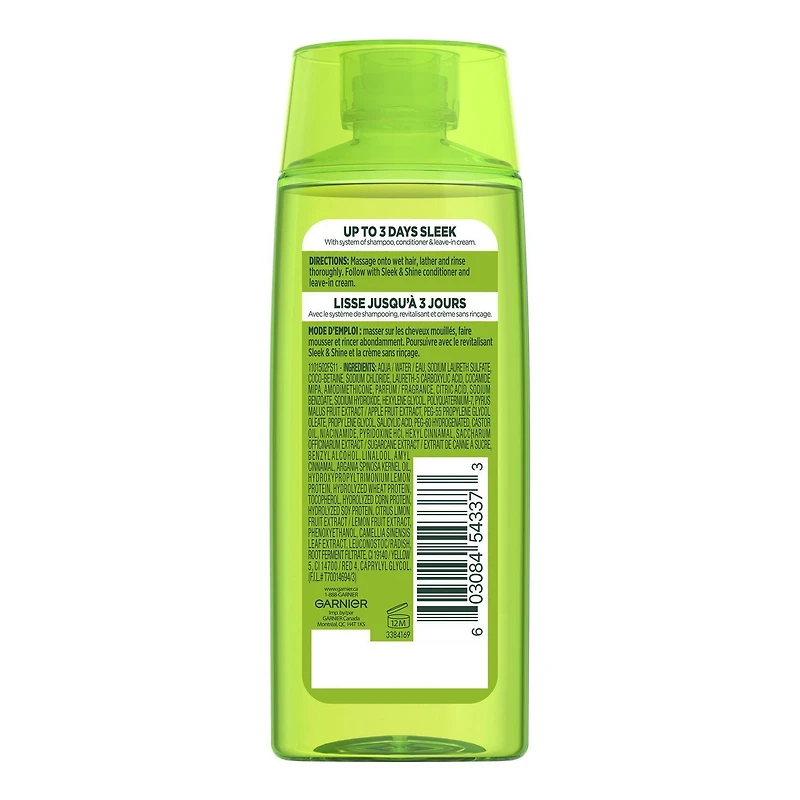 Garnier Shampoing fortifiant Fructis Sleek & Shine, 89 mL