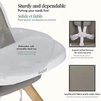Evolur Zoodle 2-in-1 High Chair