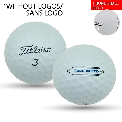 Mulligan - 60 balles de golf récupérées Titleist Tour Speed 5A Pristine 1 Bonus Pro V1 5A, Blanc