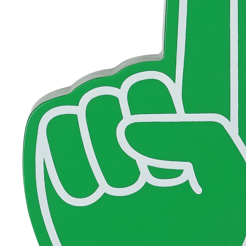 Way to Celebrate, 8inch Wood Grandpa Finger Sign, Green / Blue / White