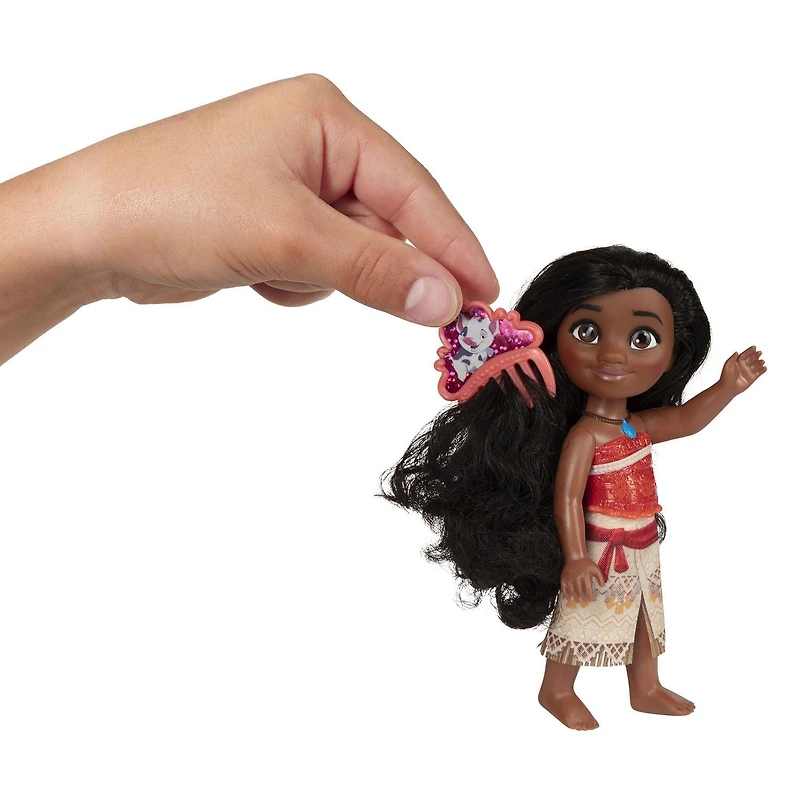 Mini poupée Moana Princesse Disney avec peigne