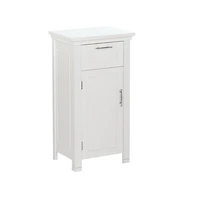 Somerset Collection Maison RiverRidge® Armoire sur pieds, 1 porte, 16 po. (largeur) x 30 po. (haut) x 12 po. (prof), blanc