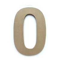 Lerman decor's wood letter O, Wood letter O
