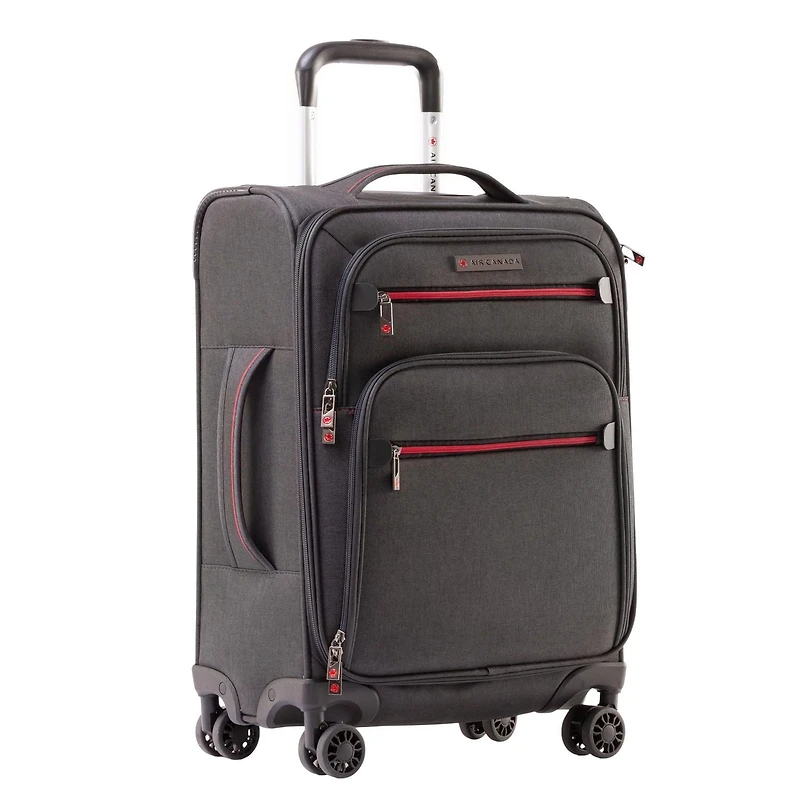 Valise cabine Air Canada Indigo Lite Collection Bagage à main de 20 pouces approuvée avec chargeur USB