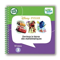 LeapFrog LeapStart 3D Livre éducatif (Niveau 3) Disney/Pixar Deviens le héros des mathématiques - Version française