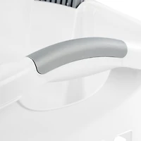 Panier sur roulettes 62L Sterilite en blanc