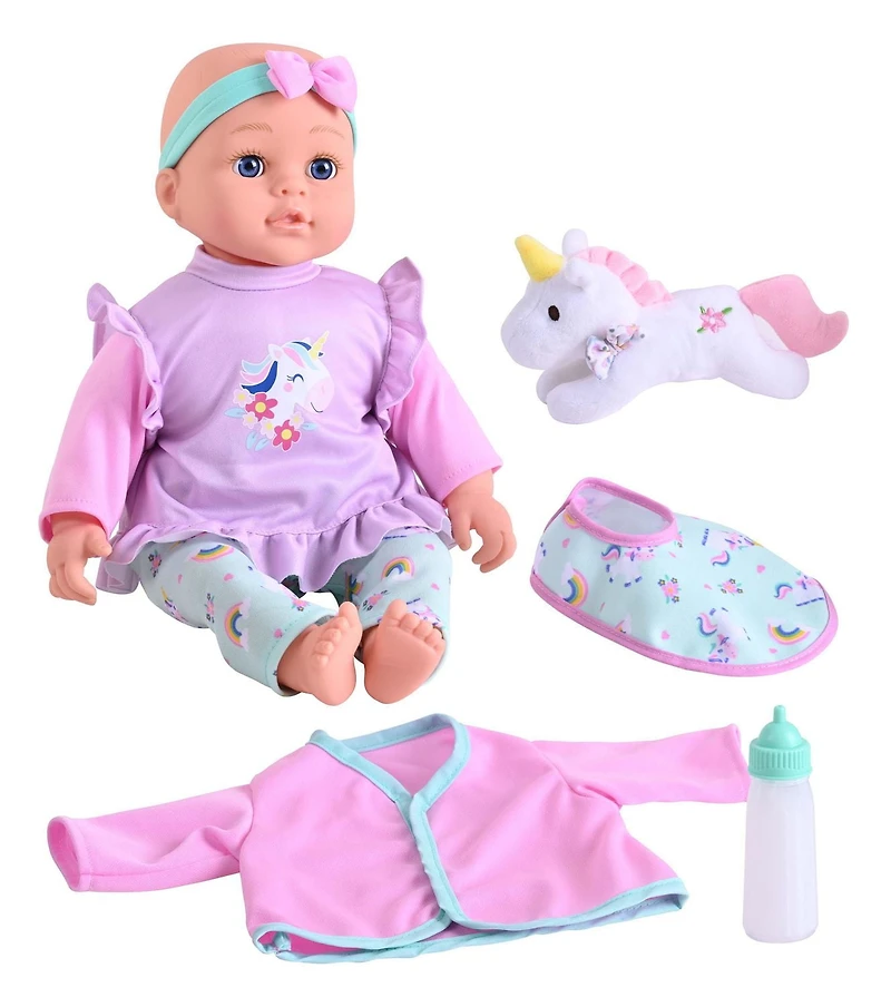 My Sweet Baby 16 pouces Deluxe Doll avec peluche animal Poupée MSB Deluxe