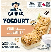 Quaker Yogurt Vanilla Granola Bars, 5 bars, 175GM