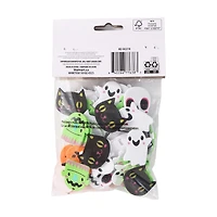 75 Foam Stickers – Pumpkin, Ghost, Cat, Skull, Frankenstein, Halloween, Ages 3+, Party Favors, by Way to Celebrate